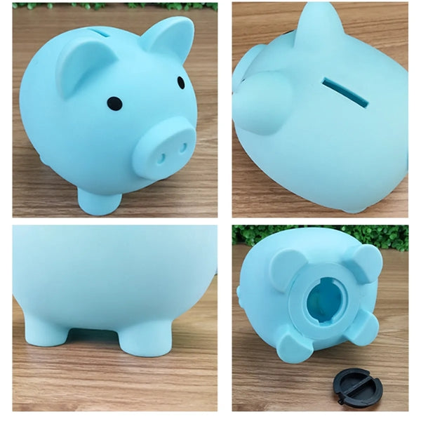 Unbreakable Plastic Piggy Bank & Pig Toy For Baby Shower