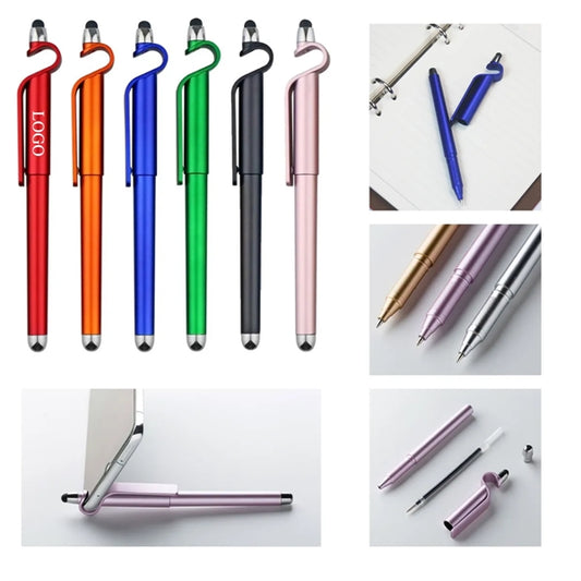 3 in 1 Phone Holder + Capacitive Stylus + Ballpoint Pens