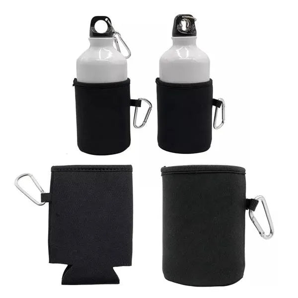 Collapsible Can Cooler with Carabiner