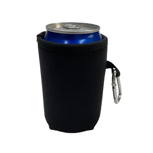Collapsible Can Cooler with Carabiner