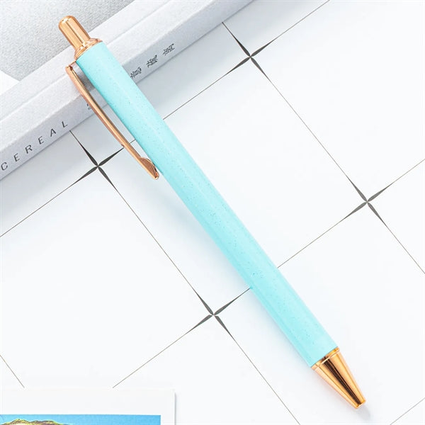 Retractable Metal Ball Point Pen