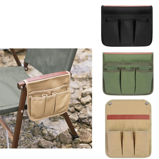 Camping Chair Armrest Storage Bag