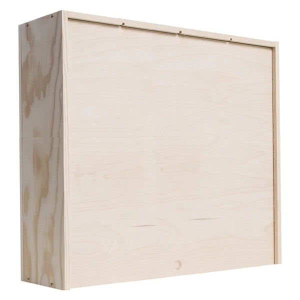 4-Bottle Wood Wine Box