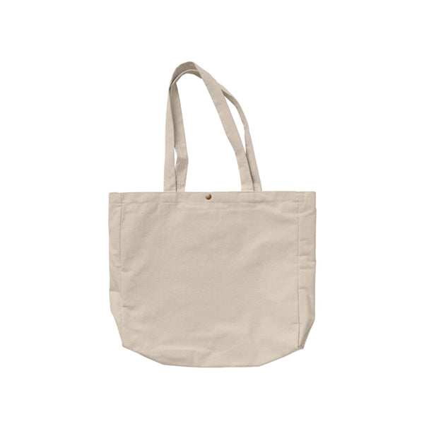 Open Laptop Tote - Natural Canvas