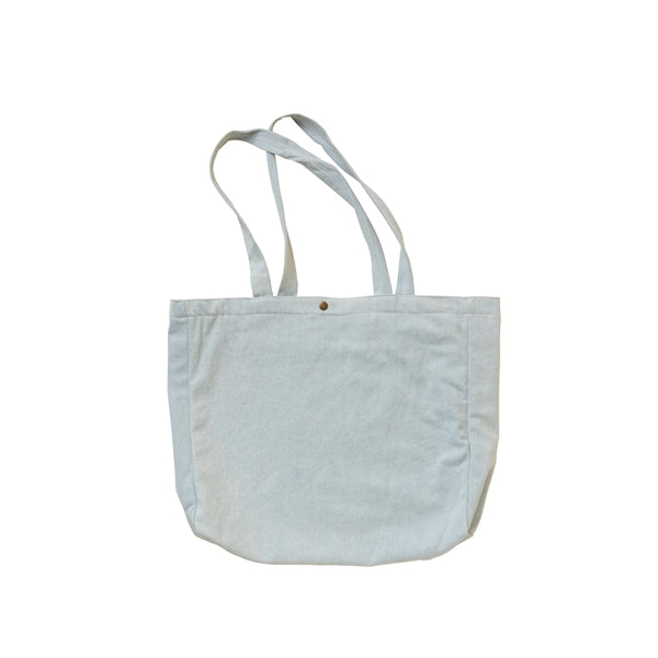 Open Laptop Tote - Canvas/denim