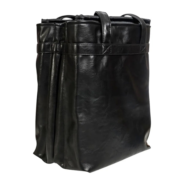Leather Four Bottle Salesperson Tote Bag
