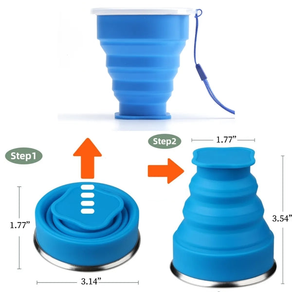 Silicone Collapsible Travel Cup