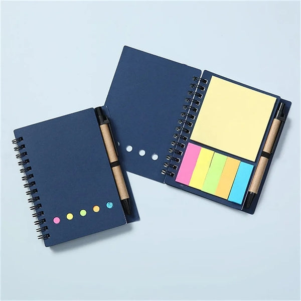 Notebook w/Sticky Notes and Flags & Pen