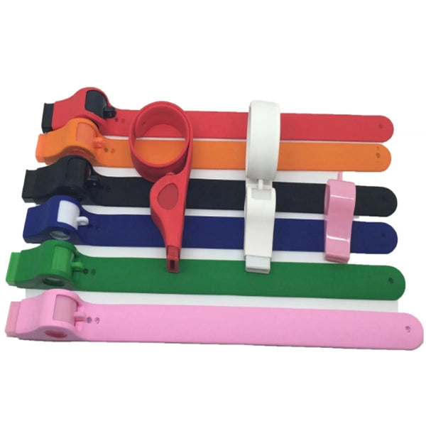 Silicone Slap Band With Whistle