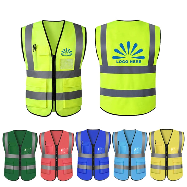 Safety Vest with Reflective Strips