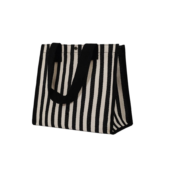 Striped Tote Shopping Bag