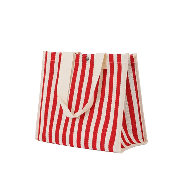 Striped Tote Shopping Bag