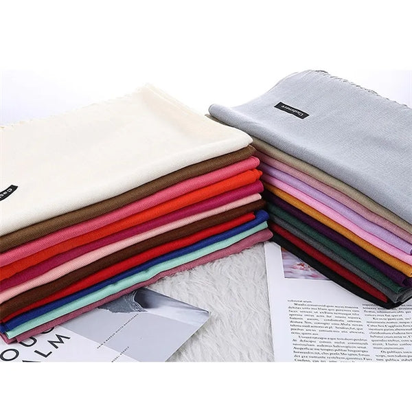 Classic Cashmere Feel Blanket Scarf Wrap Shawl With Tassel