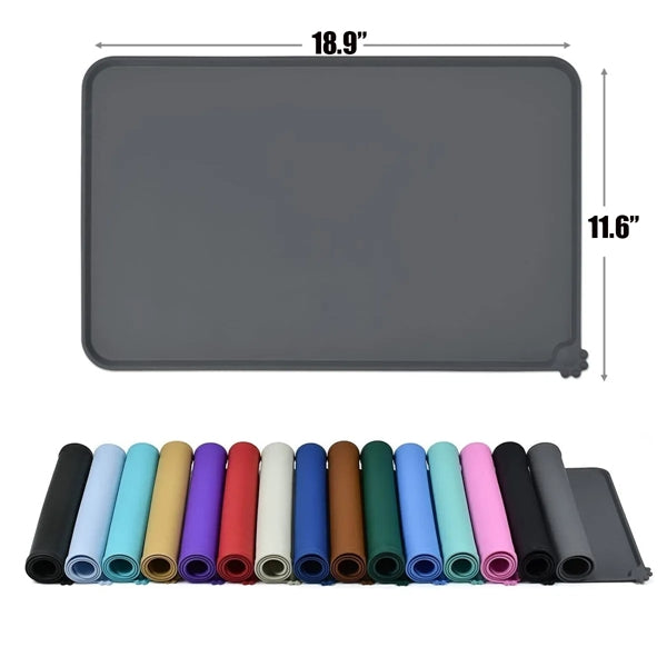 Silicone Feeding Non Slip Dog Bowl Mat