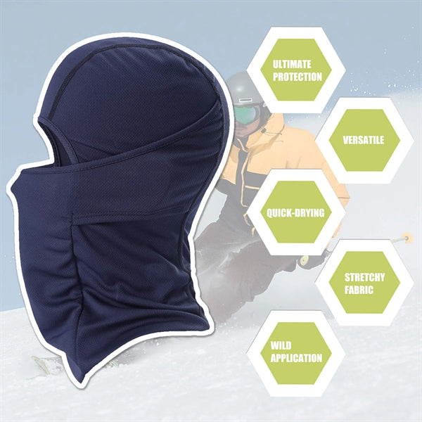 Balaclava Face Mask Adjustable Windproof UV Protection Hood