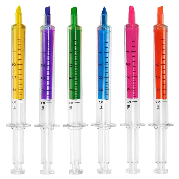 Syringe Shape Highlighter Pens