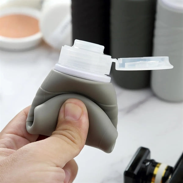 3oz Portable Leak Proof SiliconeTravel Bottle For Toiletries