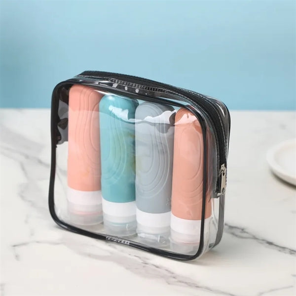 3oz Portable Leak Proof SiliconeTravel Bottle For Toiletries