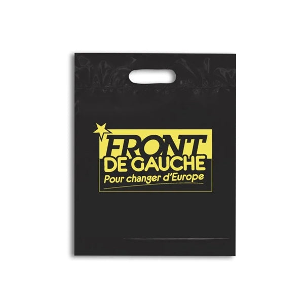 Die Cut Handle Plastic Shopping Bags (12"x15")