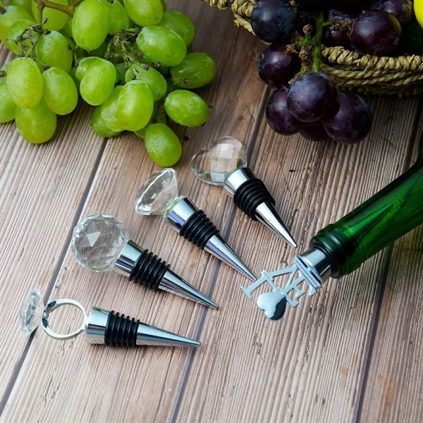 Crystal Wine and Beverage Bottle Stopper