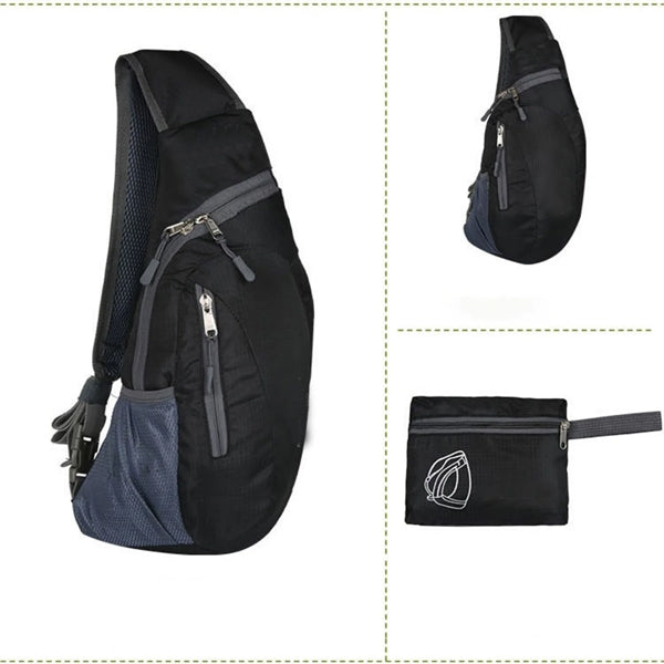 Collapsible One-shoulder Cross-body Outdoor Sports Backpack