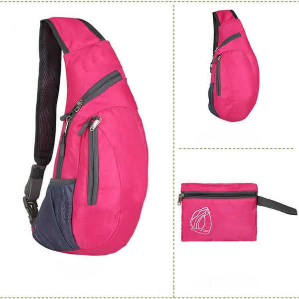 Collapsible One-shoulder Cross-body Outdoor Sports Backpack