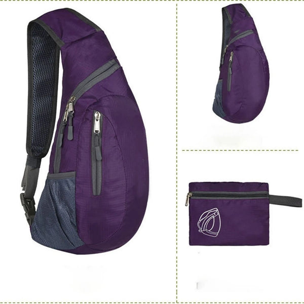 Collapsible One-shoulder Cross-body Outdoor Sports Backpack