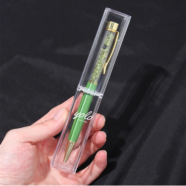 Premium Customized Crystal Gravel Ballpoint Pen