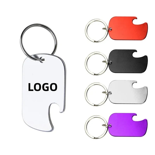 Dog Tag Keychain Bottle Openers