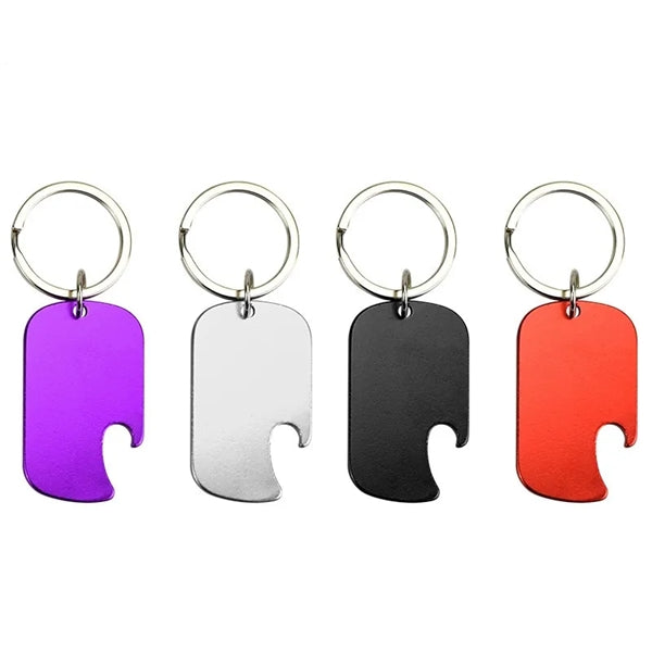 Dog Tag Keychain Bottle Openers