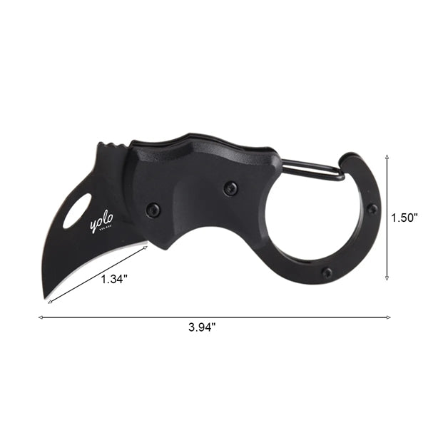 Steel Mountaineering Buckle Fox Claw Jackknife