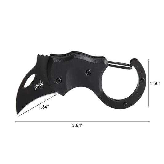 Steel Mountaineering Buckle Fox Claw Jackknife