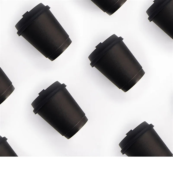 8oz Hot Coffee Black Disposable Paper Cup