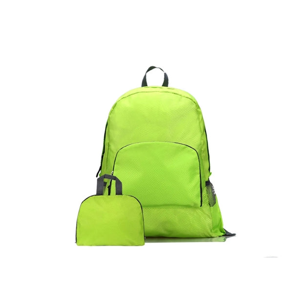 Classic Fold Backpack With Front Logo Design