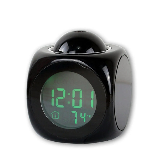 Digital Alarm Clock With Multifunctional LED Projection
