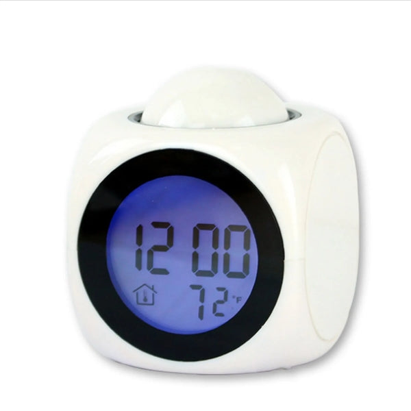 Digital Alarm Clock With Multifunctional LED Projection