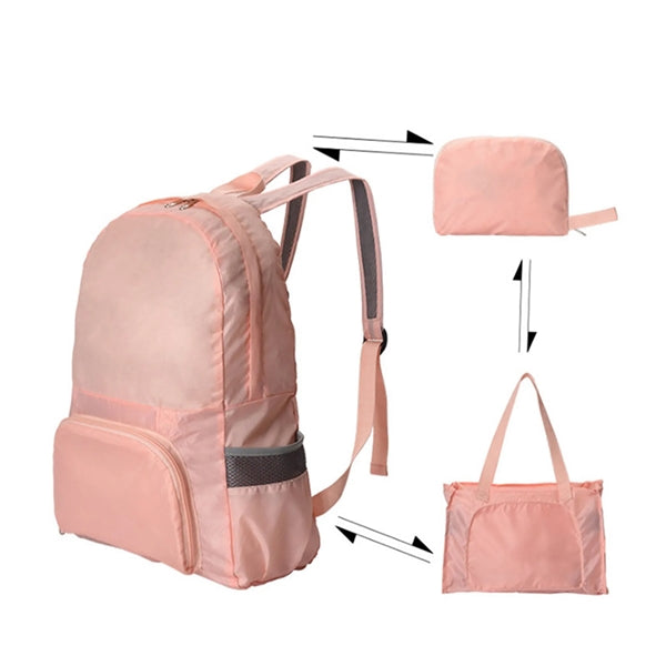 3in1 Lightweight Polyester Backpack With A Storage Bag