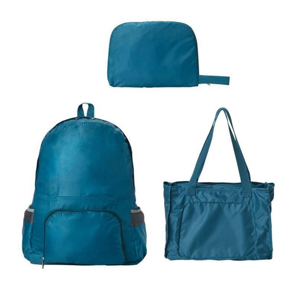 3in1 Lightweight Polyester Backpack With A Storage Bag