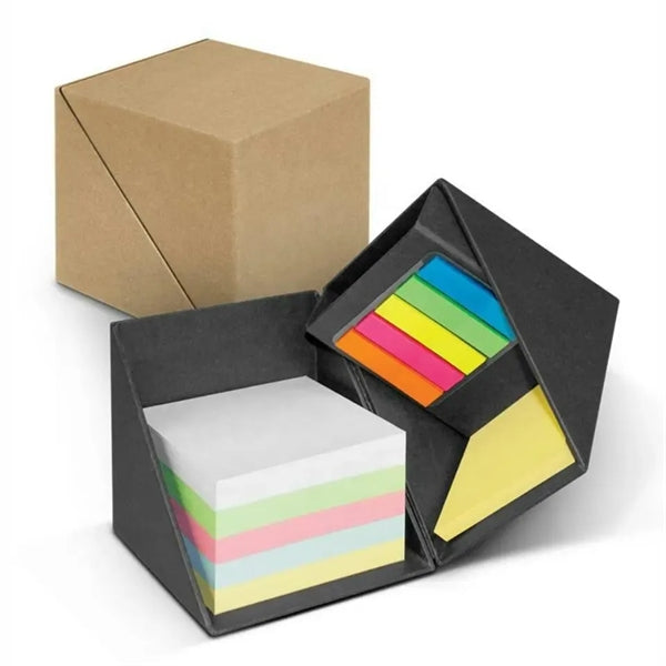 Promotion Gift Foldable Cube Box Sticky Memo Notes Set