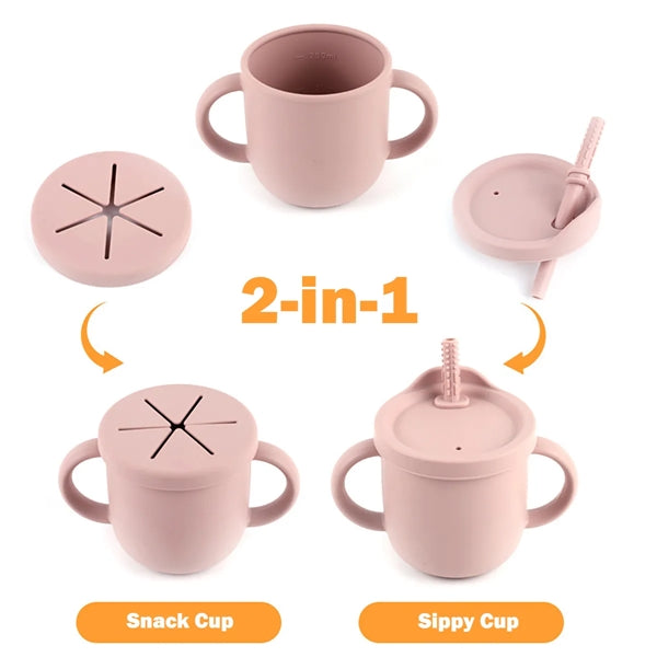 Toddlers Sippy Cup&Snack Container