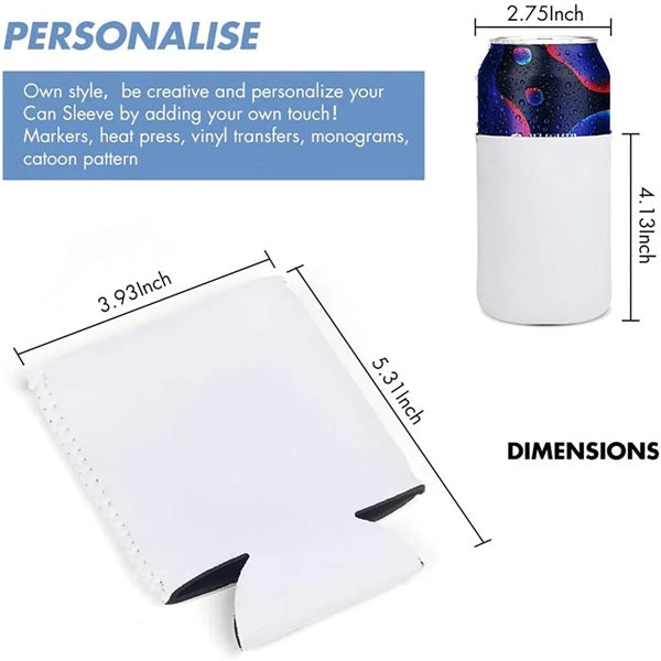 Blank Can Cooler Sleeves