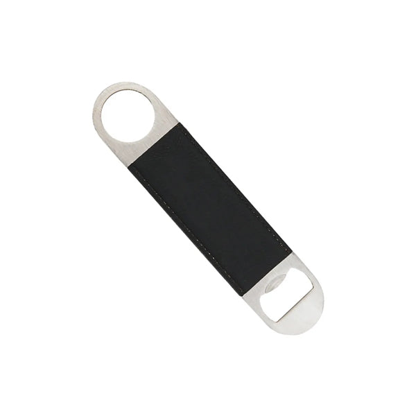 Leather Trim Flat Bottle Opener