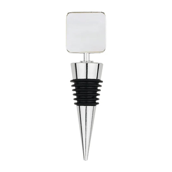 Square Heavy Duty Zinc Wine Stopper