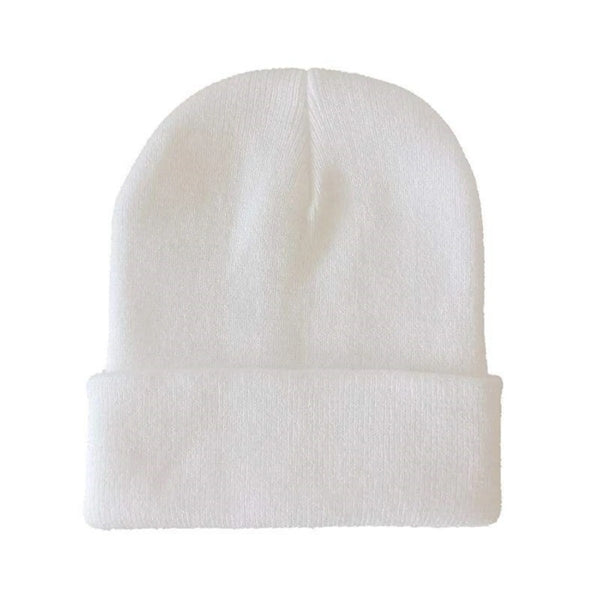 Plain Knitted Beanie Hats