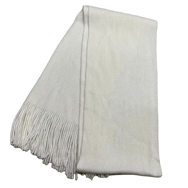 Classic Cashmere Feel Blanket Scarf Wrap Shawl With Tassel