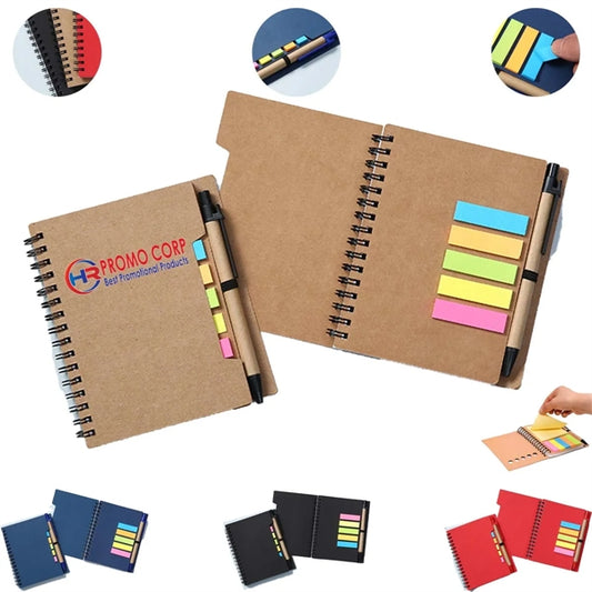 Portable Spiral Notebook with Page Marker