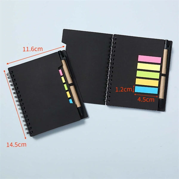 Portable Spiral Notebook with Page Marker