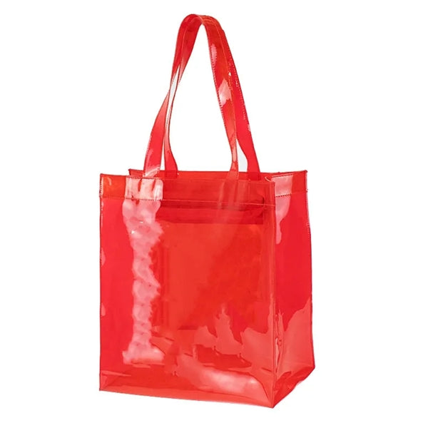 Jelly Clear PVC Shopping Beach Tote Bags