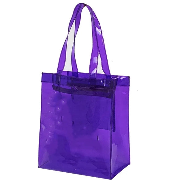 Jelly Clear PVC Shopping Beach Tote Bags