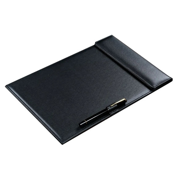 A4 PU Leather Clipboard with Pen Holder for Office